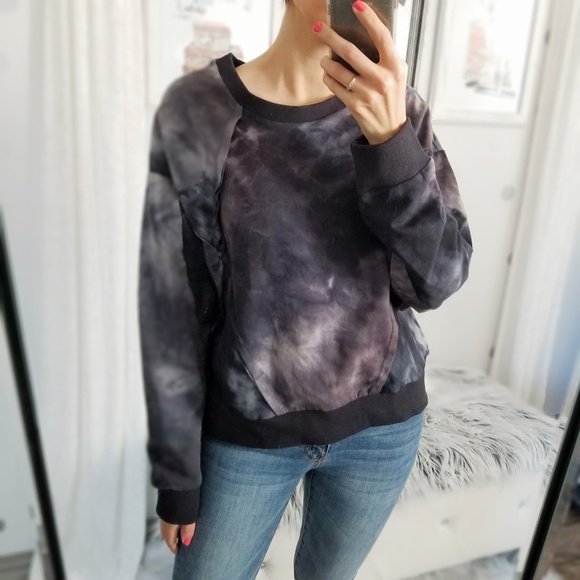 Last3️⃣🆕MIDNIGHT Slouchy Tie Dye Sweatshirt - Picture 3 of 8